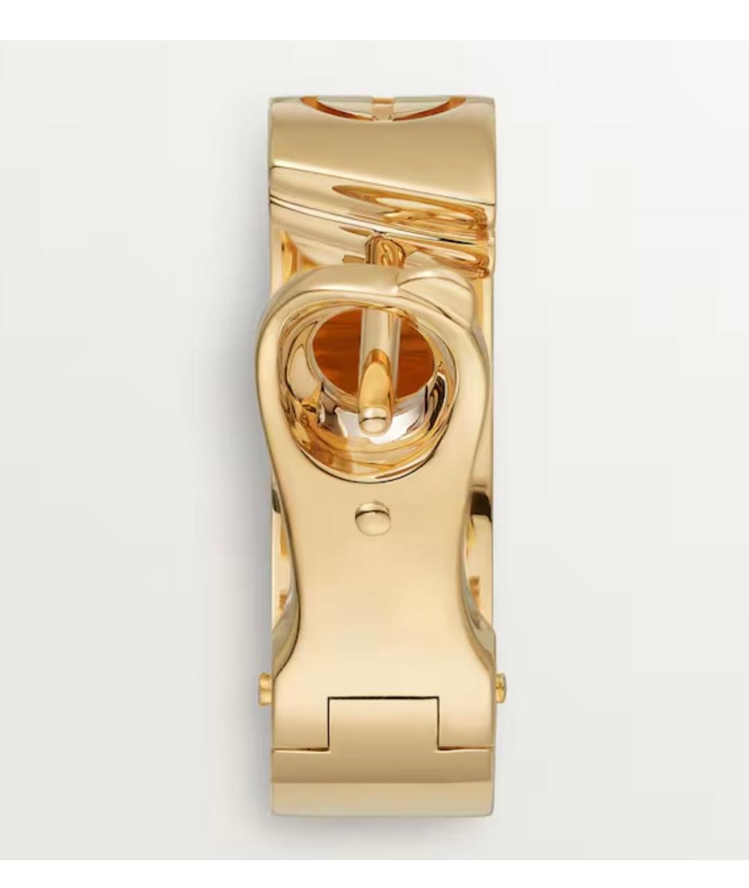 CARTIER Золотые серьги из желтого золота, фото 4