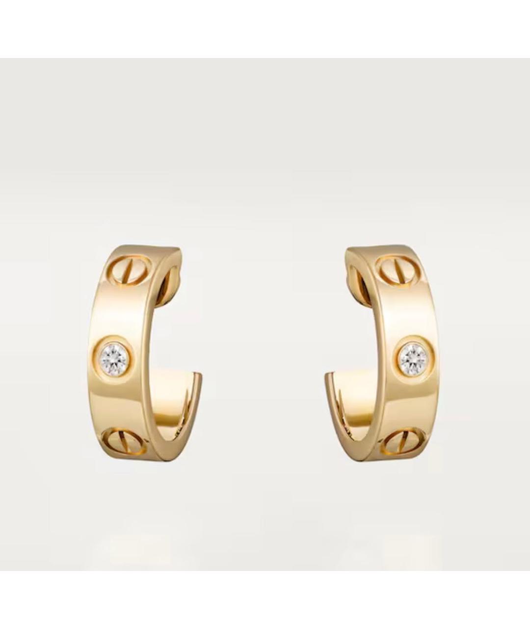CARTIER Золотые серьги из желтого золота, фото 6