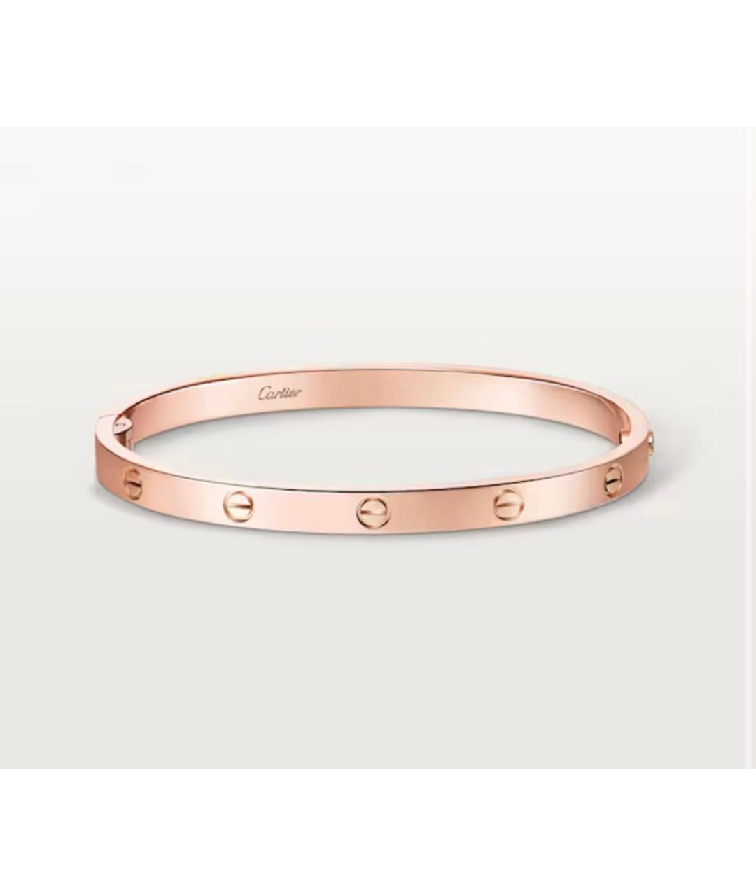 CARTIER Золотой браслет из розового золота, фото 3