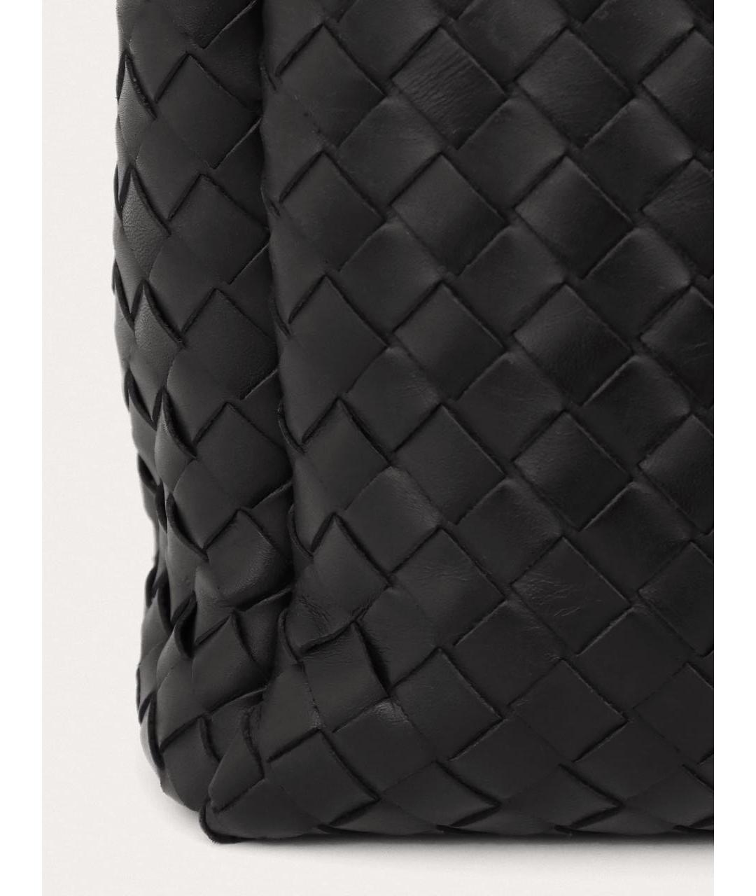 BOTTEGA VENETA Черный кожаный портфель, фото 5