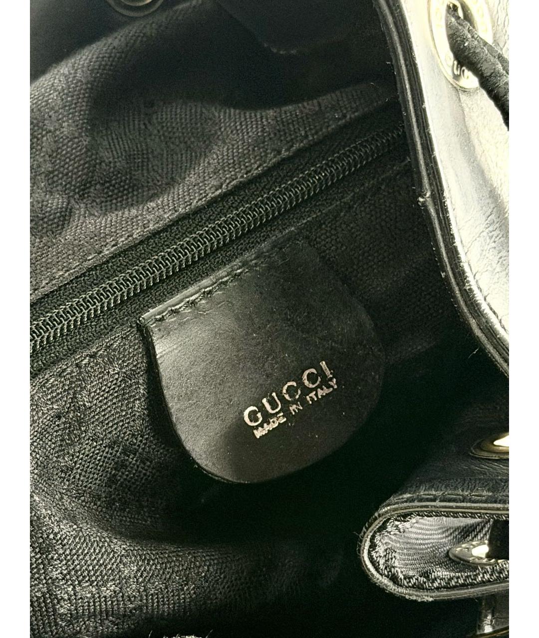 GUCCI Черная сумка с короткими ручками, фото 6