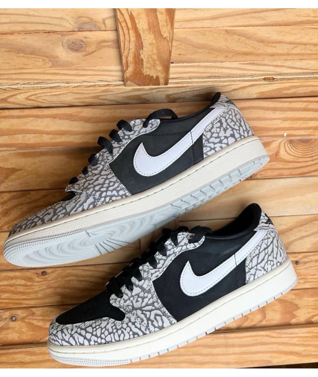 NIKE Черные низкие кроссовки / кеды, фото 3