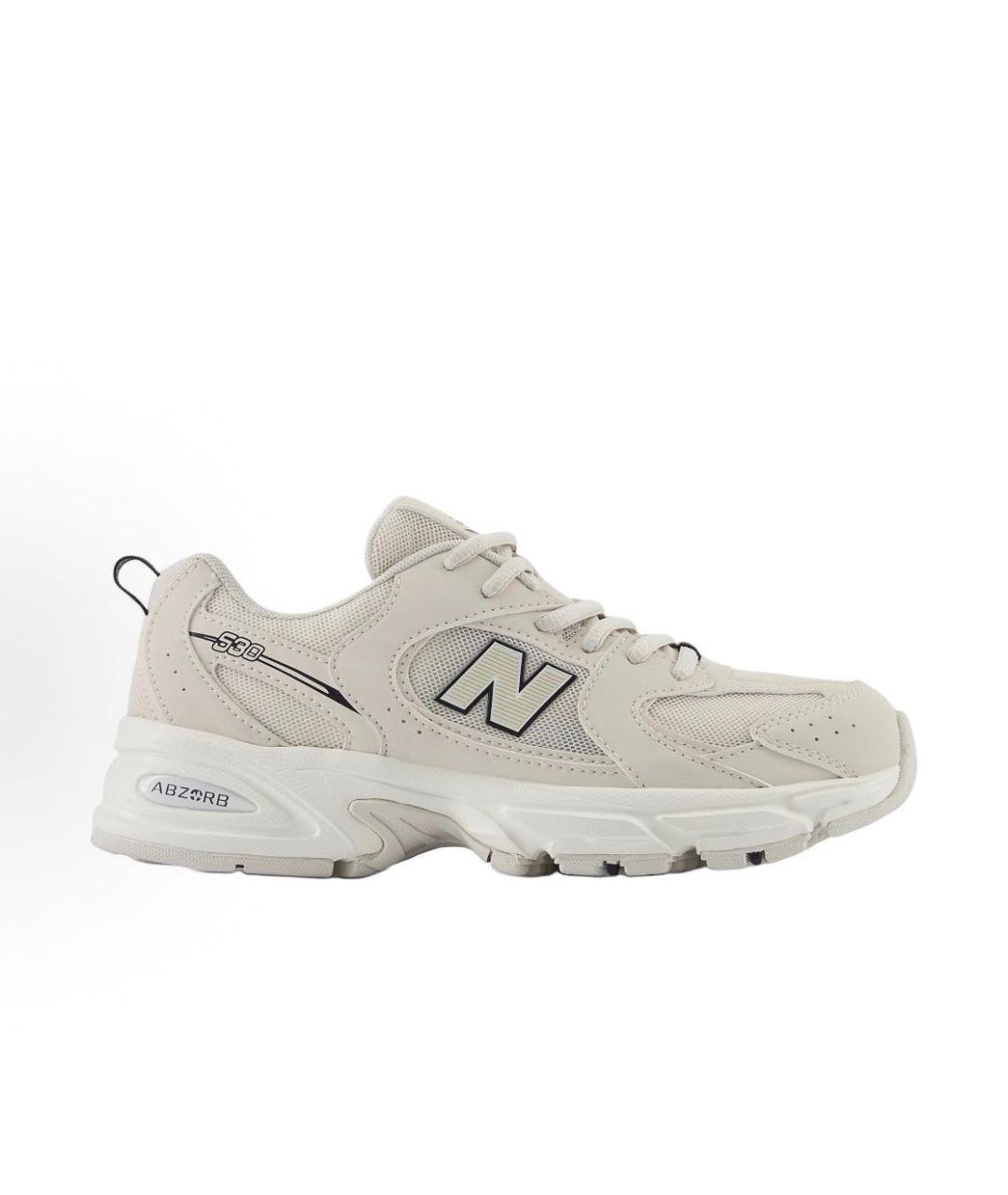 NEW BALANCE Бежевые низкие кроссовки / кеды, фото 5