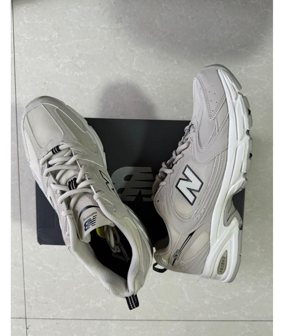 NEW BALANCE Бежевые низкие кроссовки / кеды, фото 4