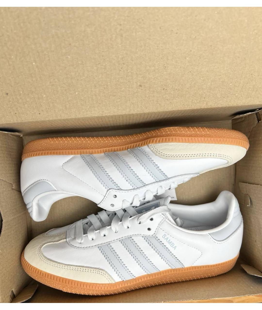 ADIDAS Белые кроссовки, фото 4