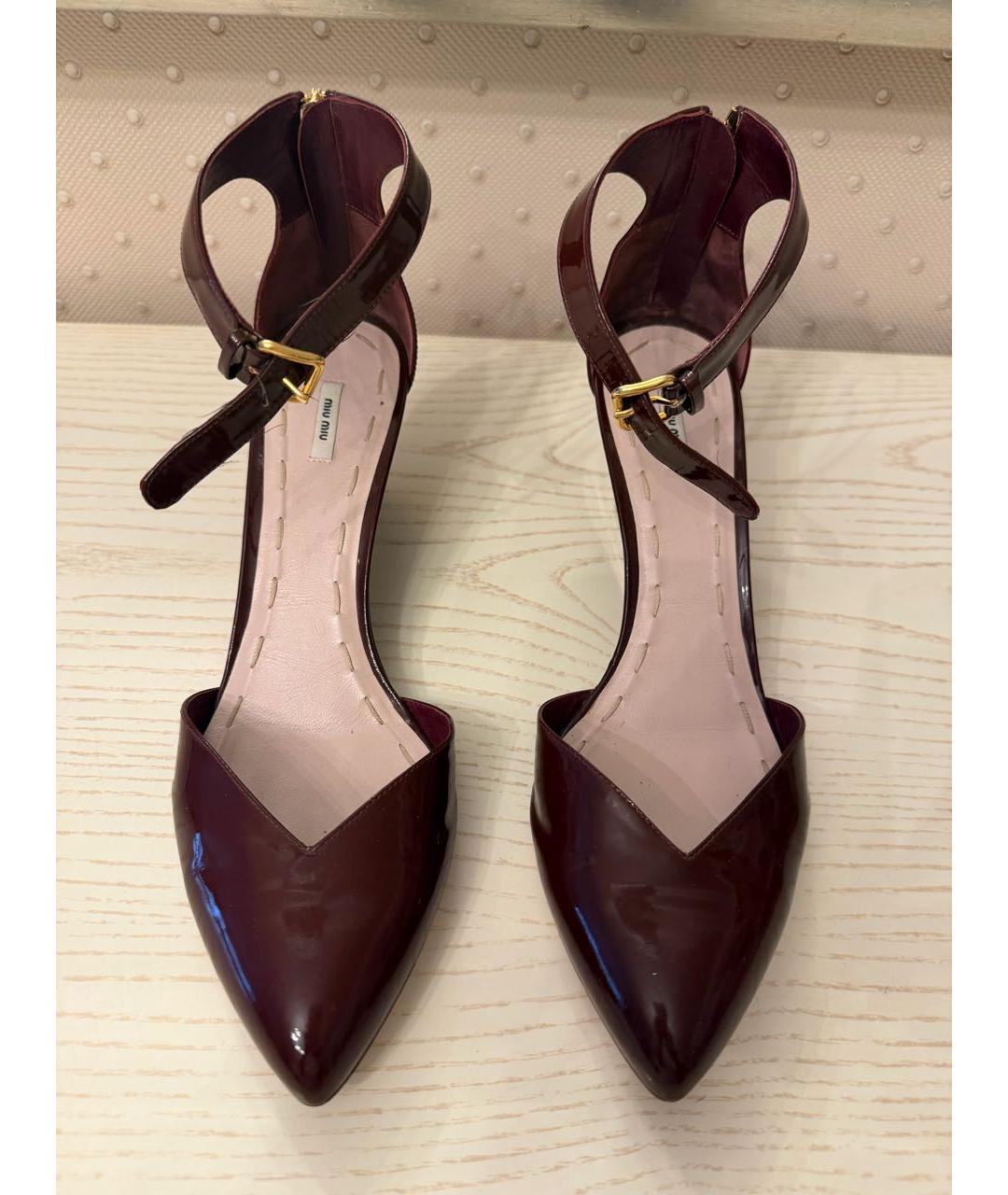 MIU MIU Туфли из лакированной кожи, фото 3