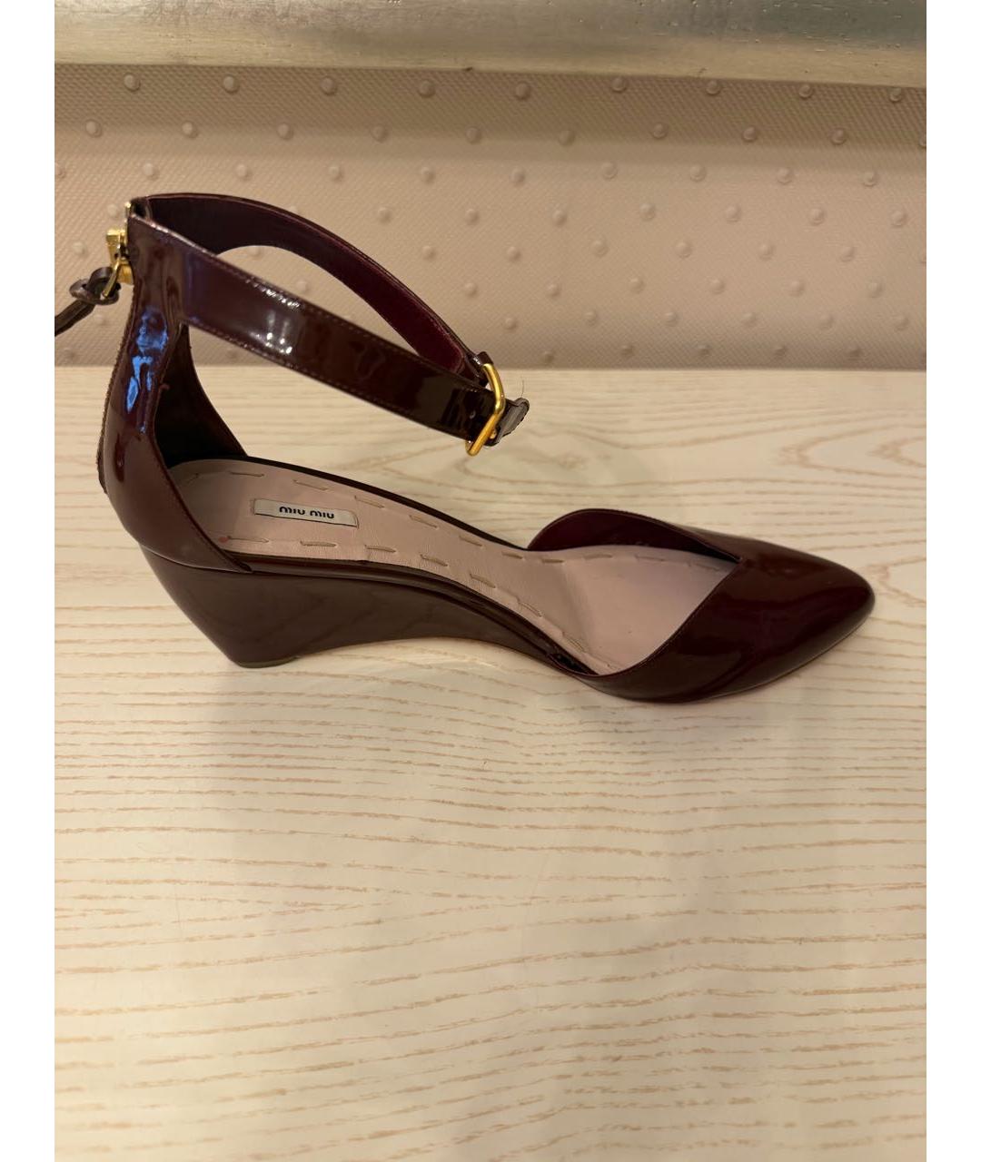 MIU MIU Туфли из лакированной кожи, фото 9