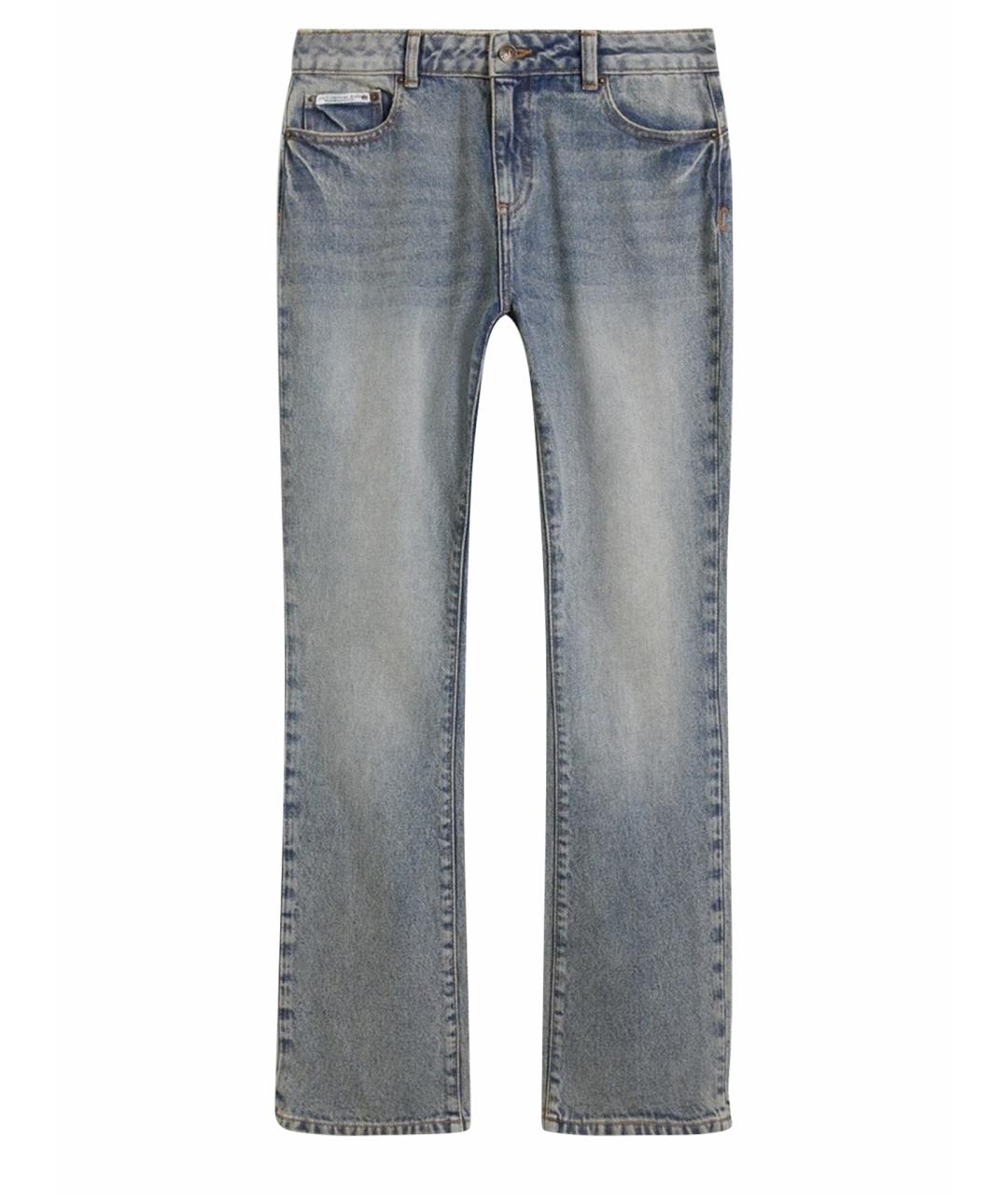 JUICY COUTURE Голубые хлопковые джинсы клеш, фото 1