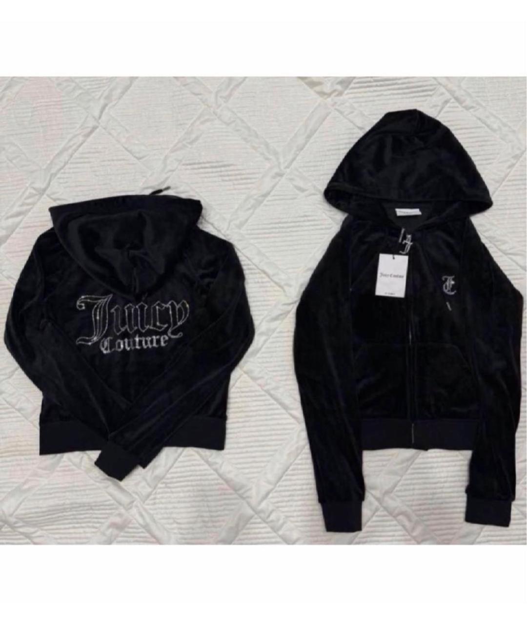 JUICY COUTURE Черный полиэстеровый костюм с брюками, фото 4