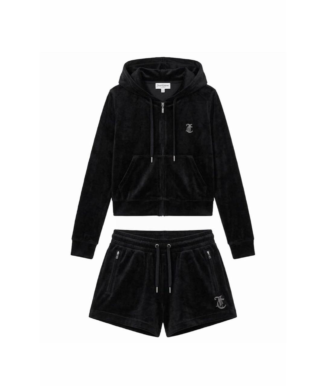 JUICY COUTURE Черный полиэстеровый костюм с брюками, фото 9