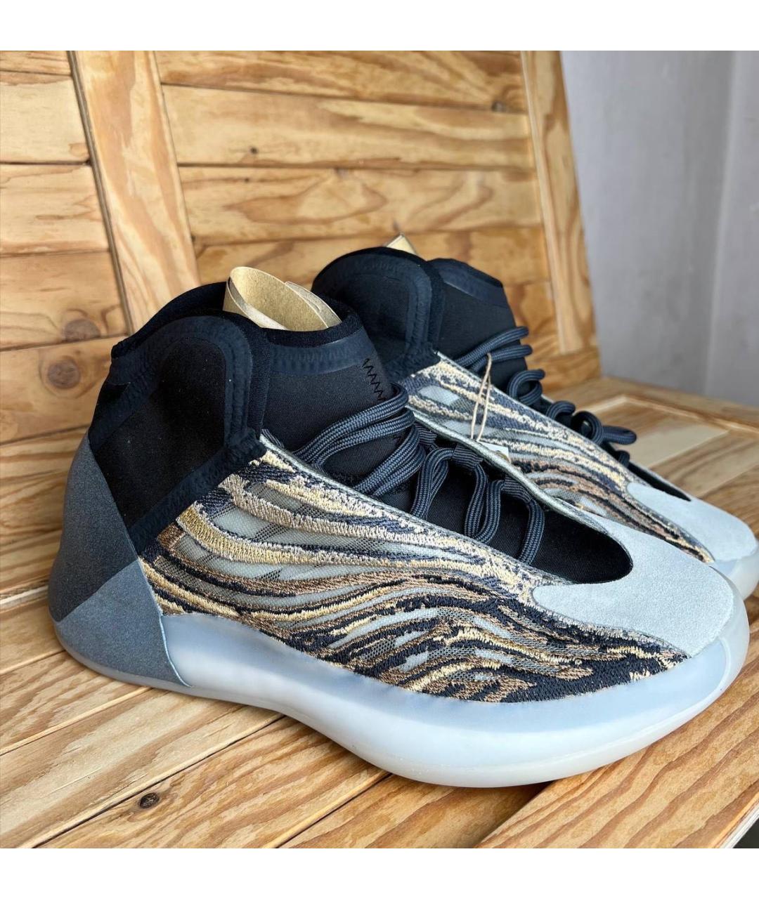 ADIDAS YEEZY Черные кроссовки, фото 2