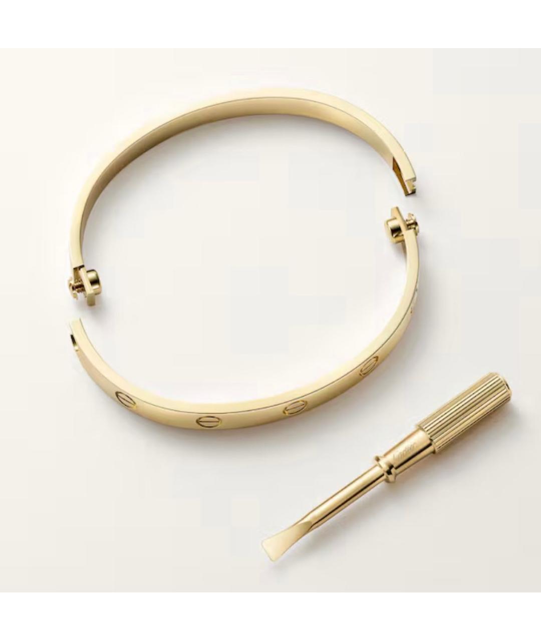 CARTIER Золотой браслет из желтого золота, фото 4