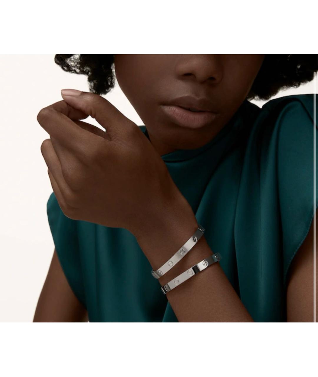 CARTIER Серебряный браслет из белого золота, фото 3