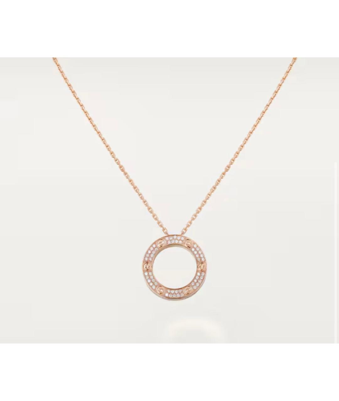 CARTIER Золотое колье из розового золота, фото 5