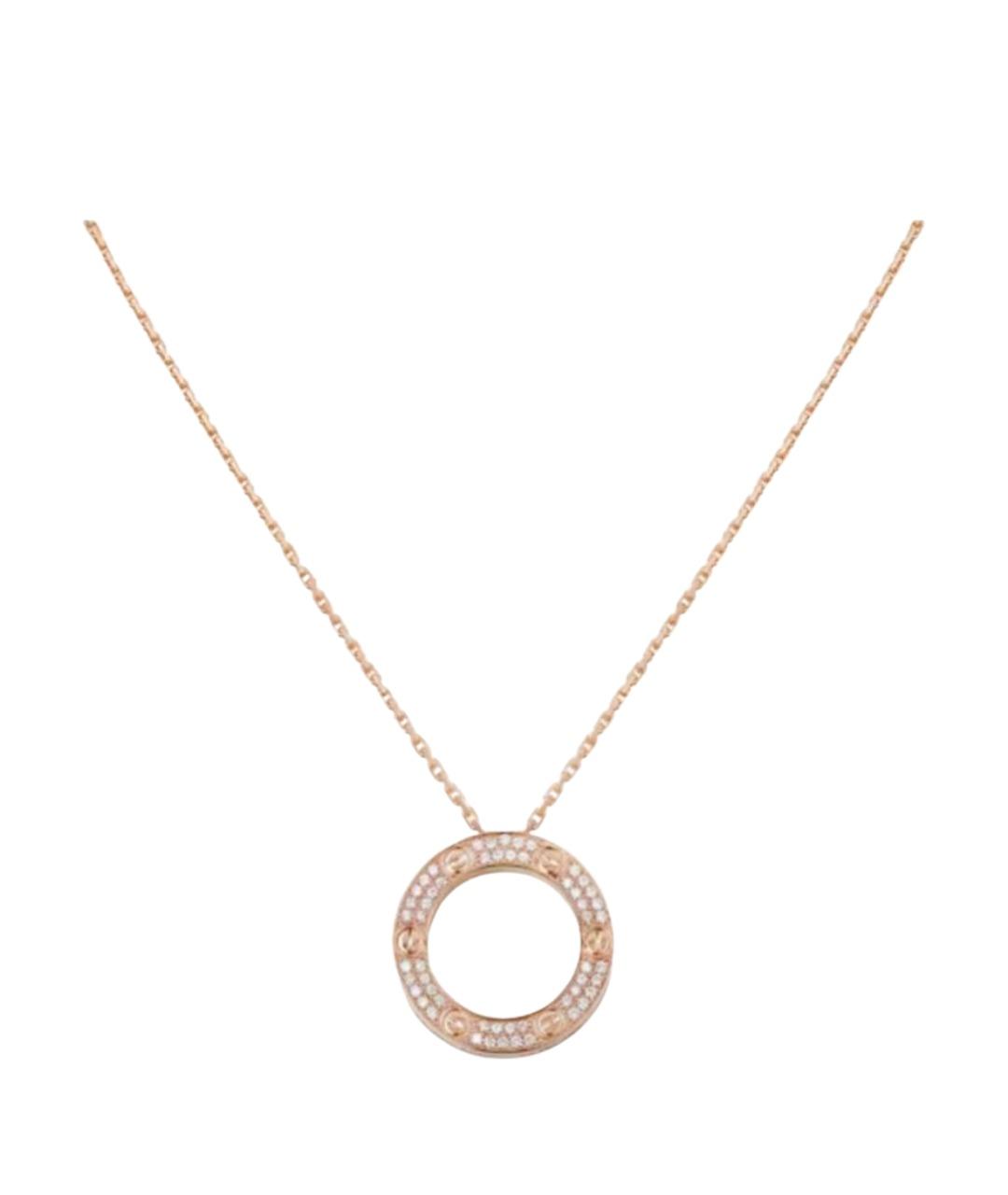 CARTIER Золотое колье из розового золота, фото 1