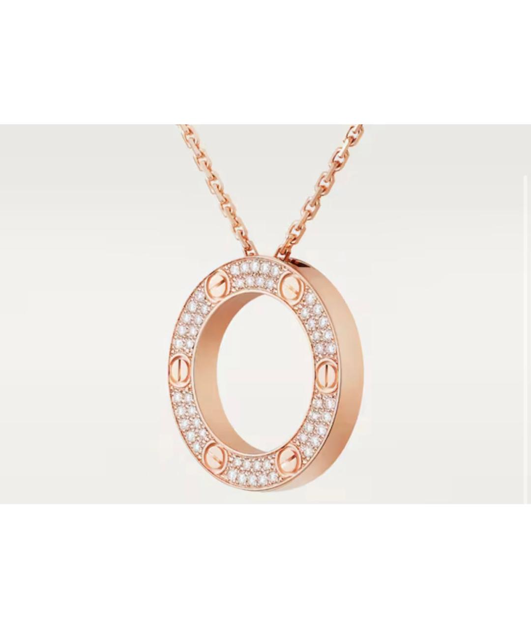 CARTIER Золотое колье из розового золота, фото 4