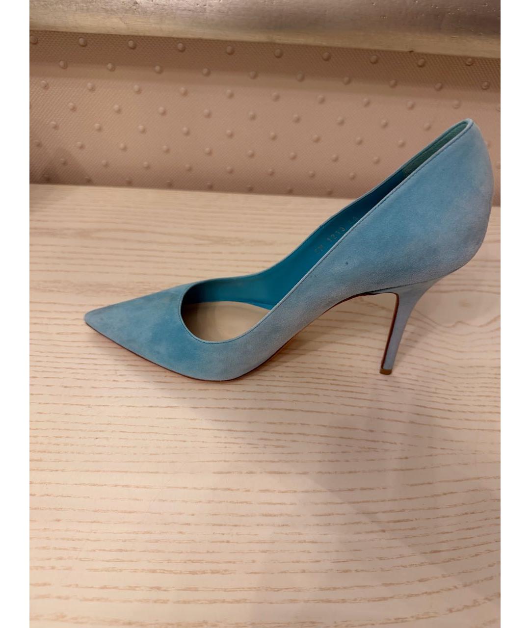 CHRISTIAN DIOR Бирюзовые туфли, фото 9