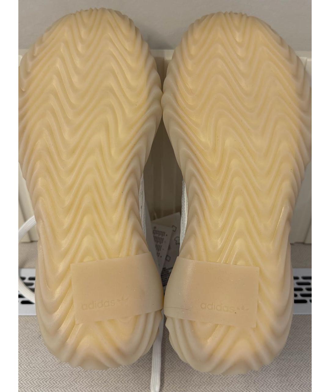 ADIDAS Белые текстильные кроссовки, фото 8