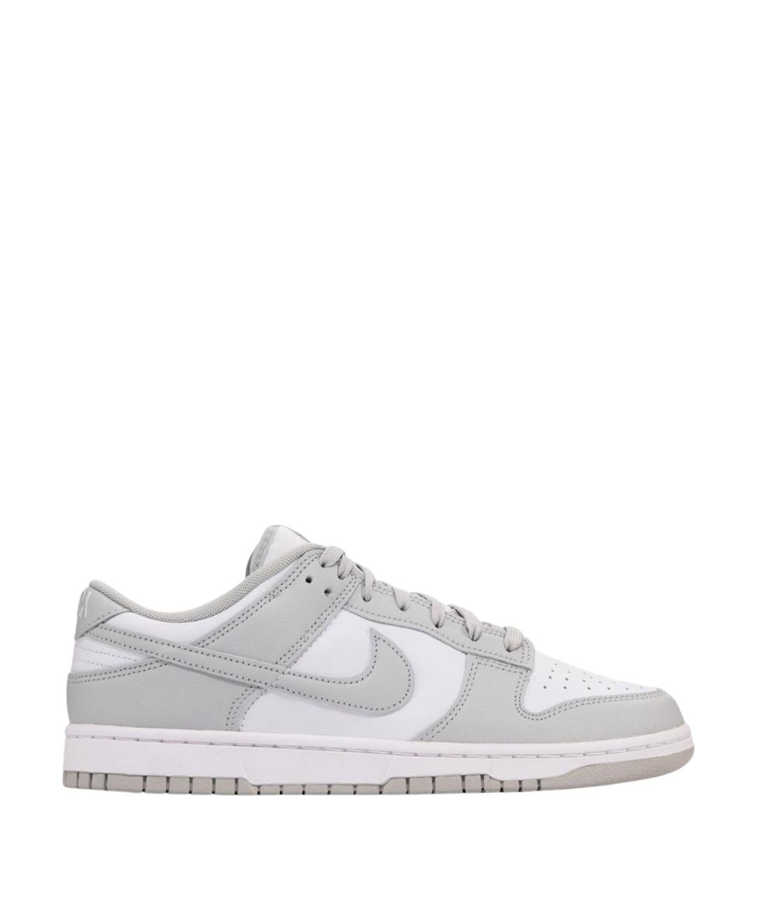 NIKE Серые кожаные кроссовки, фото 1