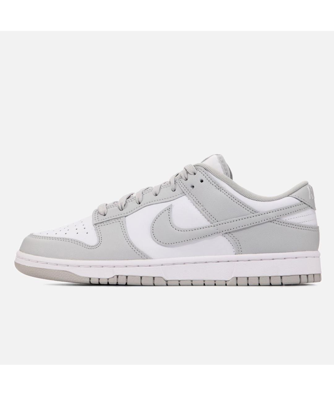 NIKE Серые кожаные кроссовки, фото 7