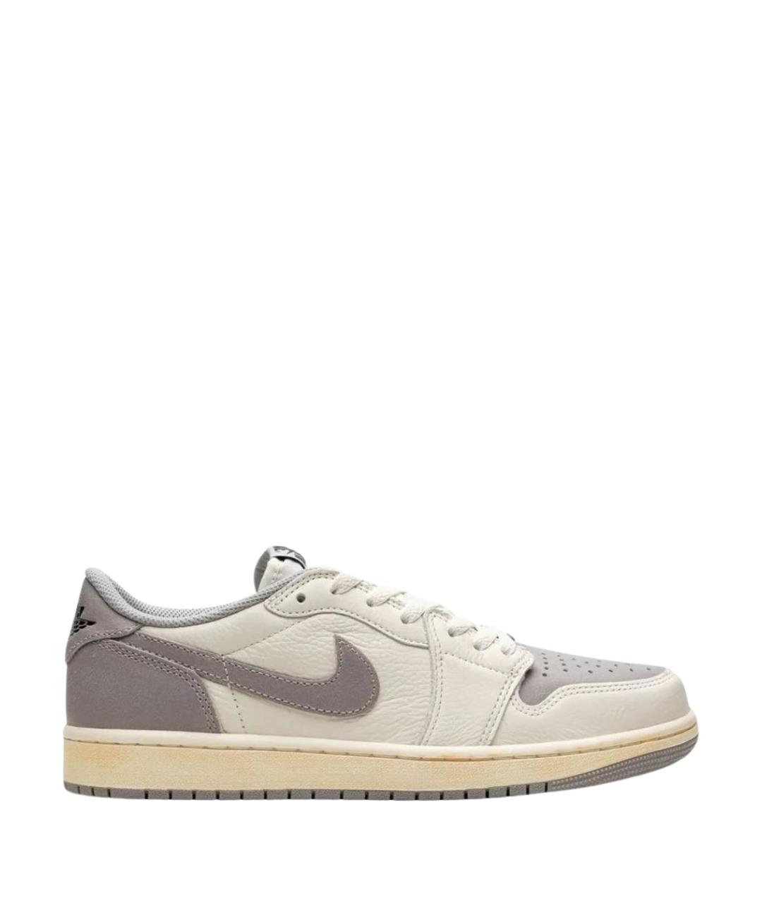 NIKE Белые кожаные кроссовки, фото 1
