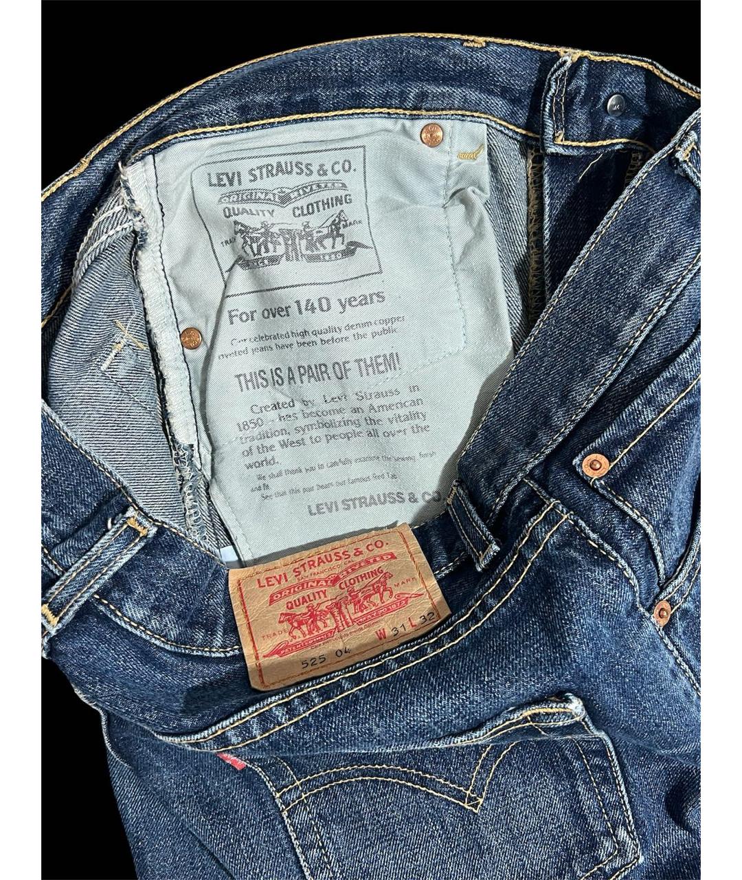 LEVI'S Темно-синие джинсы, фото 3