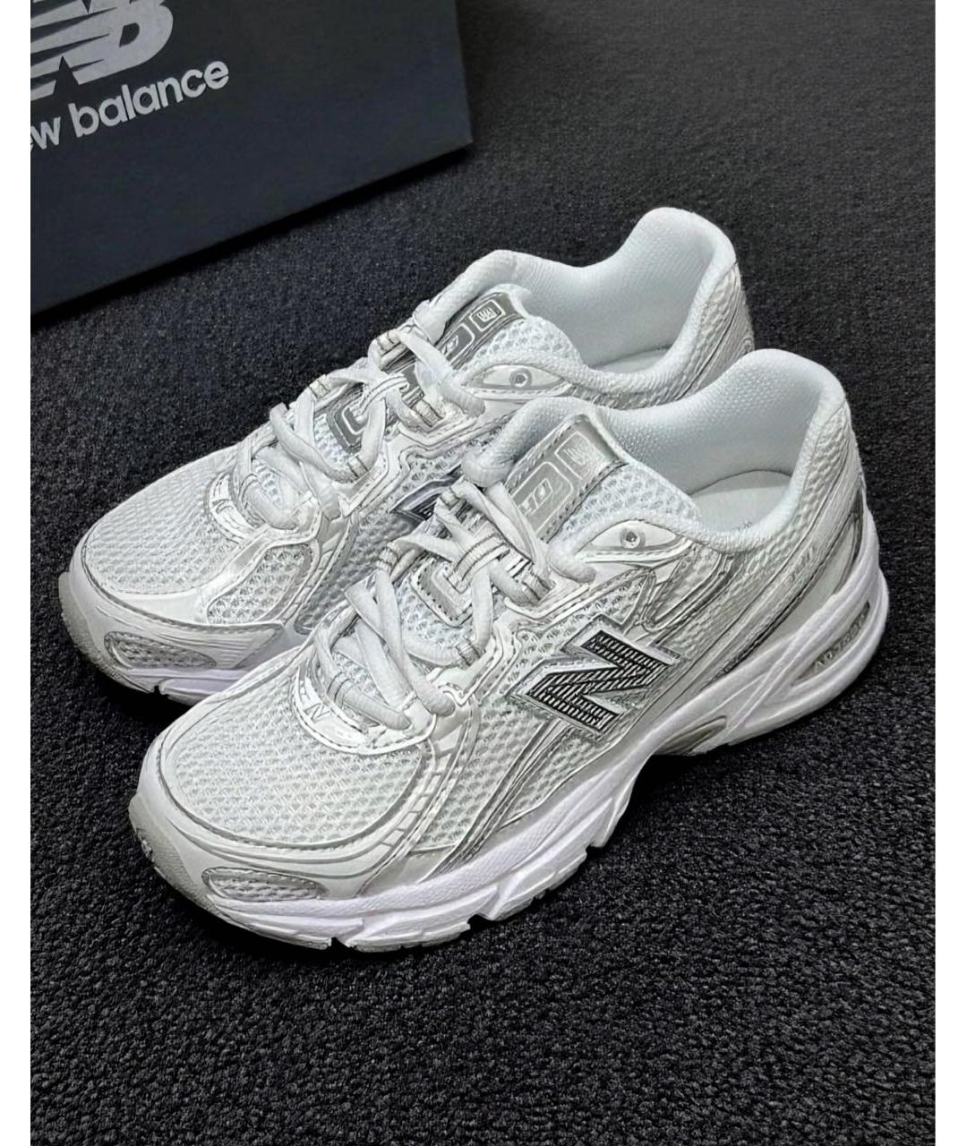 NEW BALANCE Серебряные кроссовки, фото 5