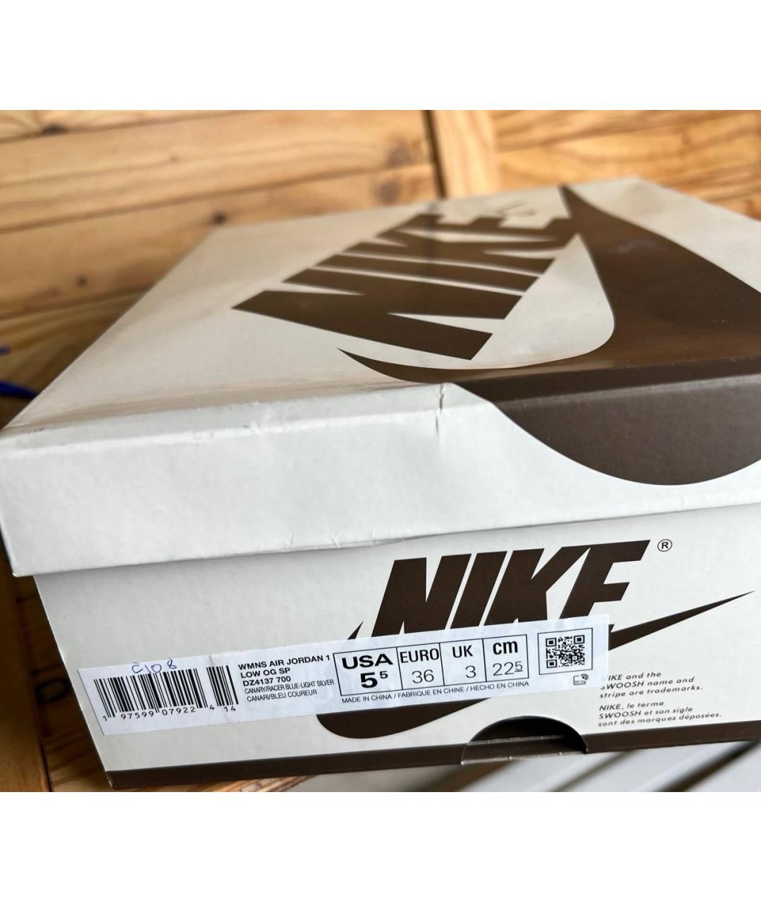 NIKE Темно-синие низкие кроссовки / кеды, фото 6