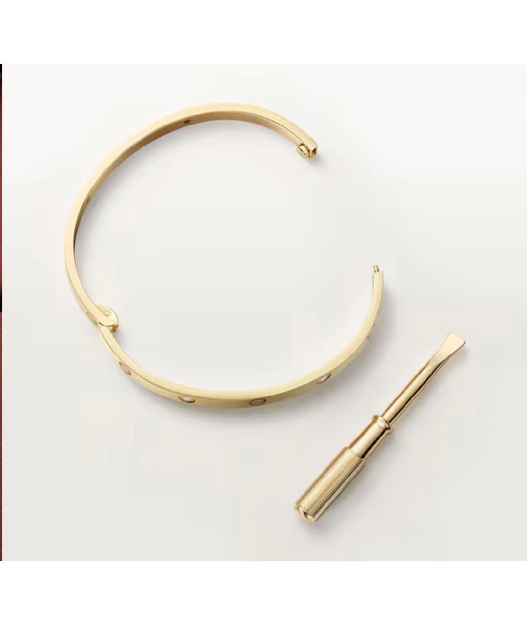 CARTIER Золотой браслет из желтого золота, фото 4