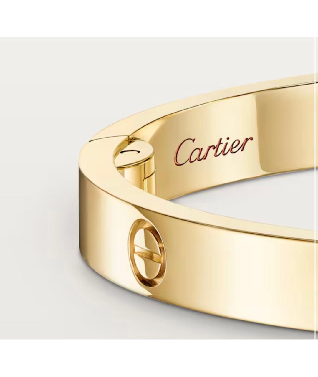 CARTIER Золотой браслет из желтого золота, фото 5