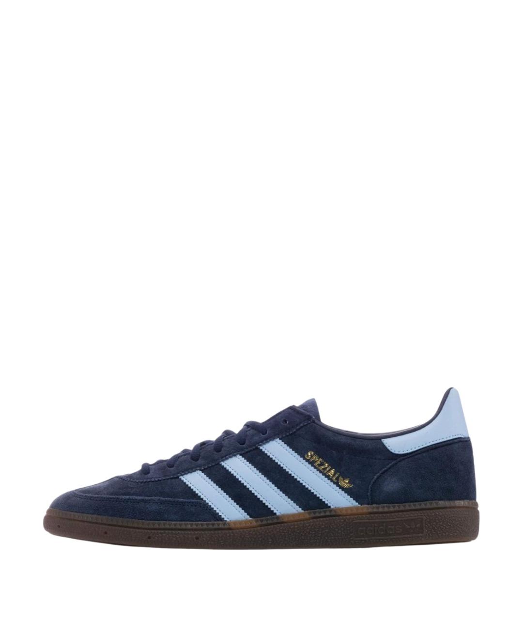 ADIDAS Темно-синие замшевые кроссовки, фото 8