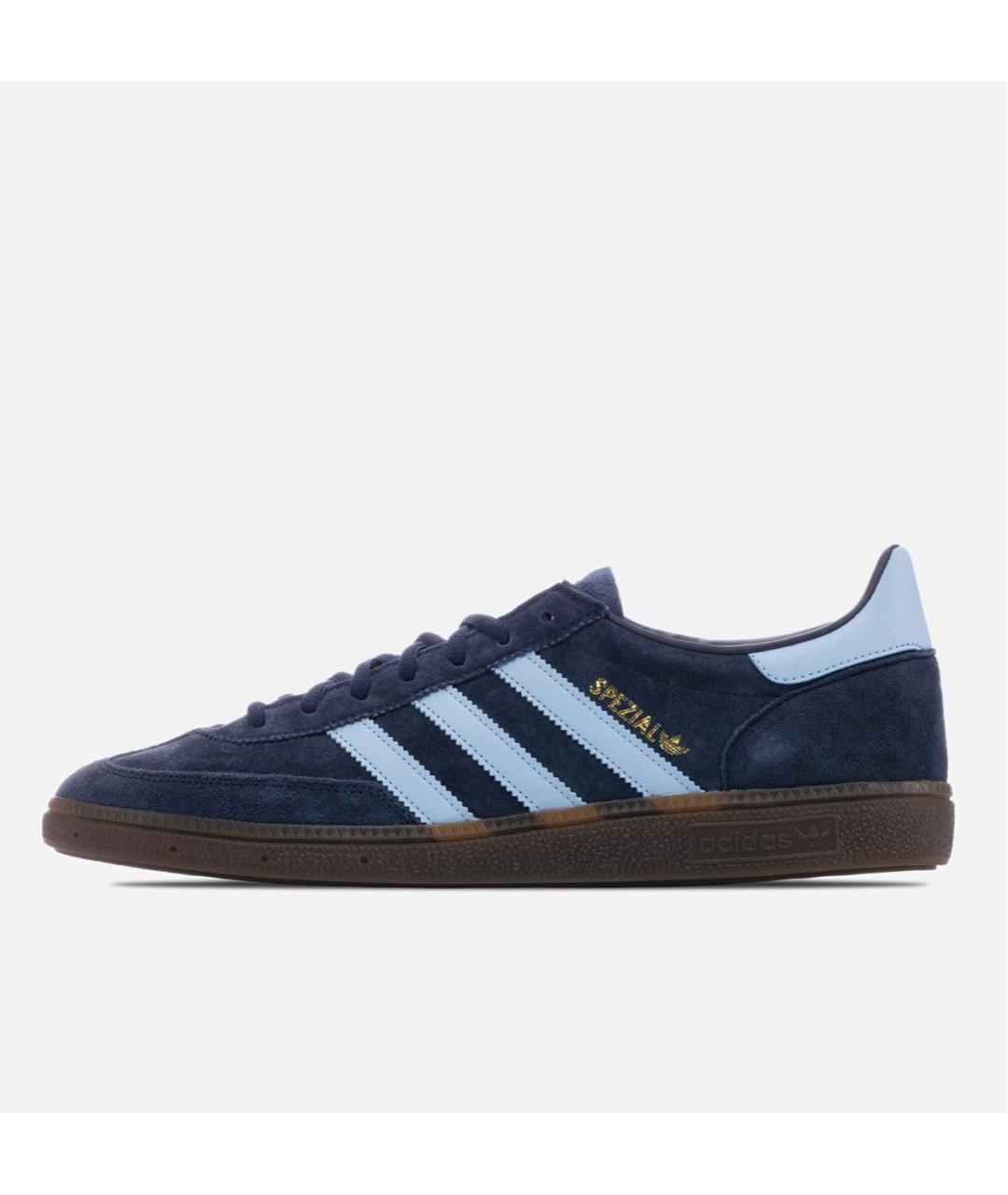 ADIDAS Темно-синие замшевые кроссовки, фото 7
