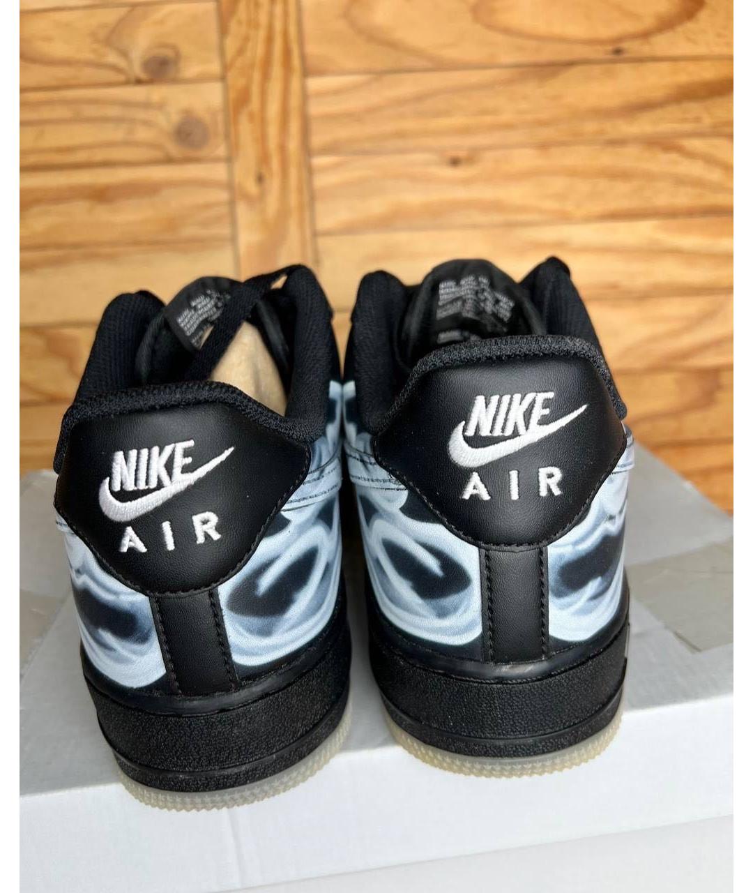 NIKE Черные кожаные кроссовки, фото 3