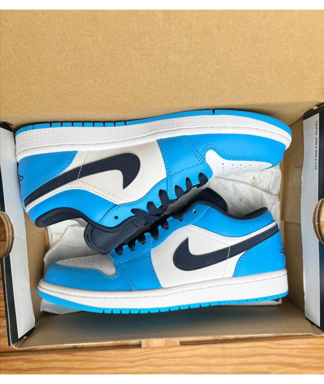 NIKE Белые кожаные кроссовки, фото 5