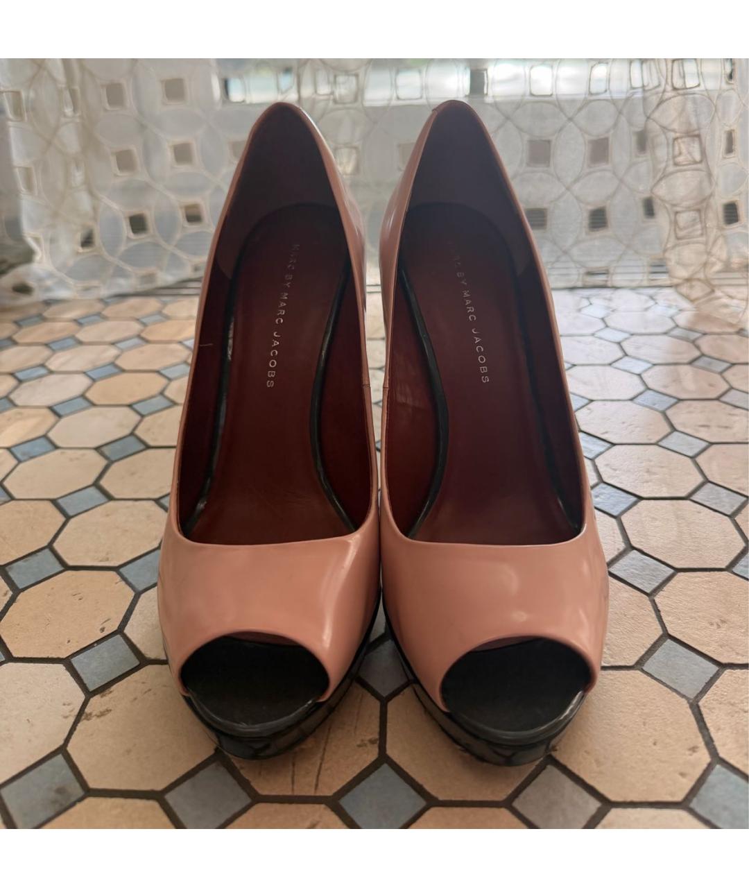 MARC BY MARC JACOBS Розовые туфли из лакированной кожи, фото 2