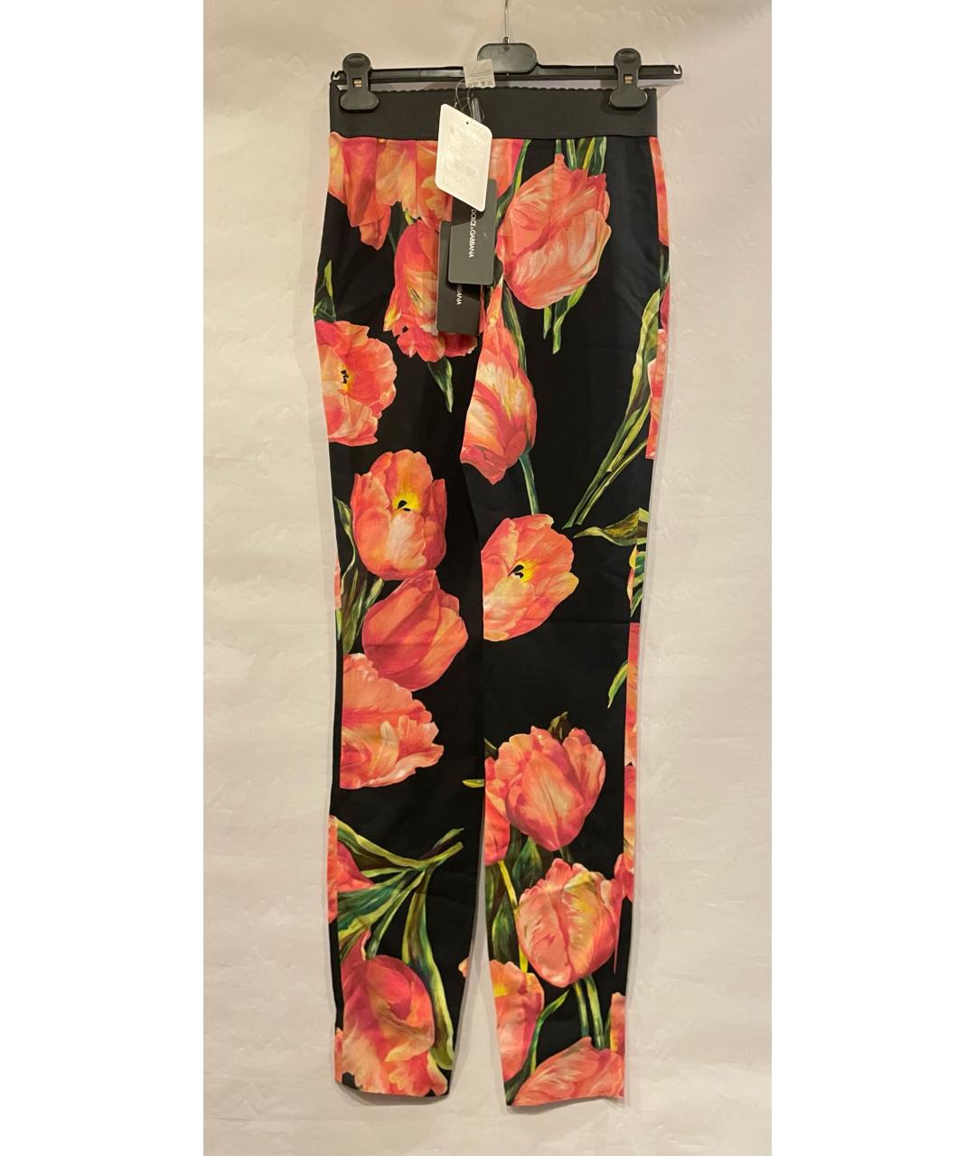 DOLCE&GABBANA Мульти брюки узкие, фото 3