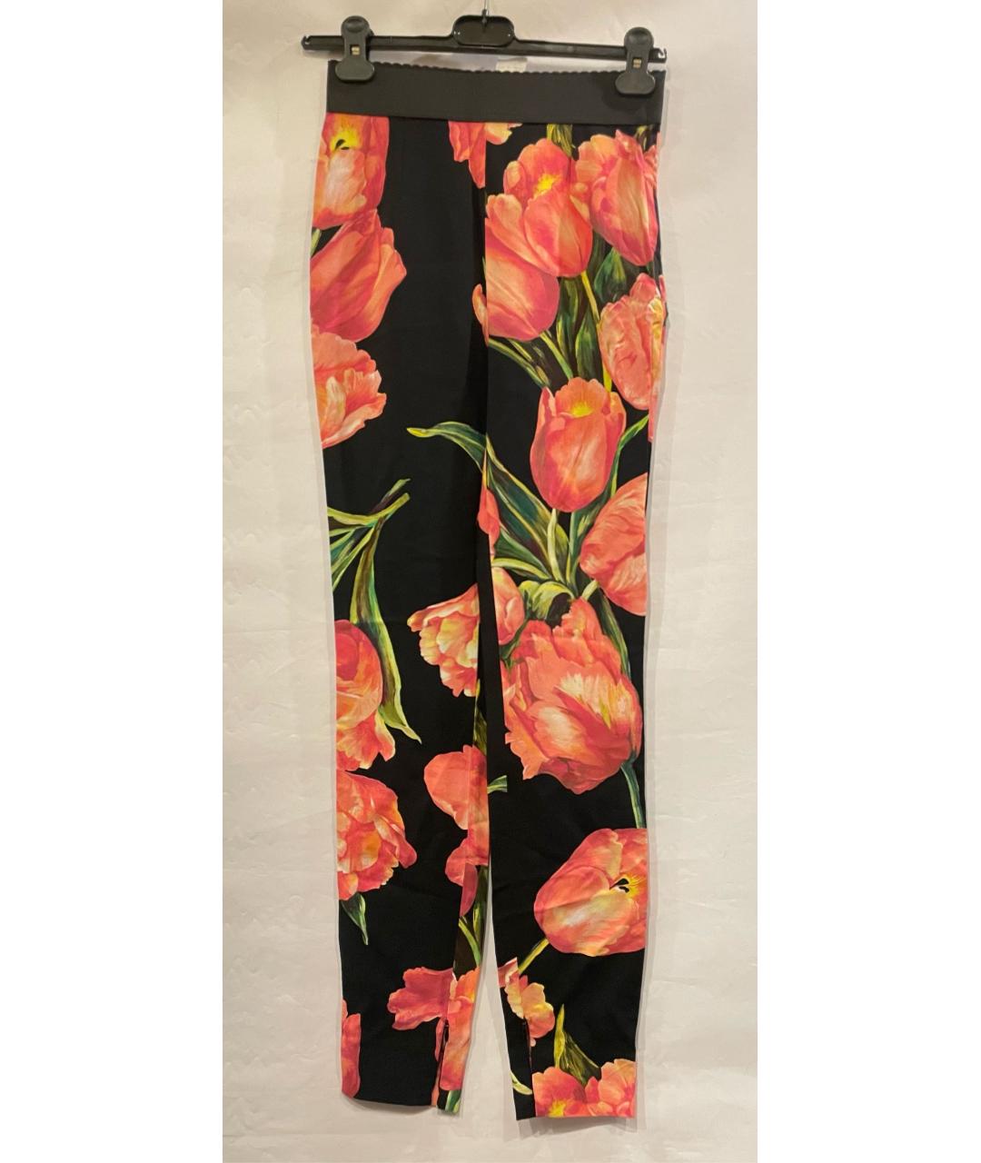 DOLCE&GABBANA Мульти брюки узкие, фото 5