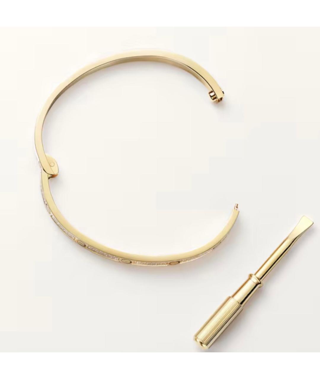 CARTIER Золотой браслет из желтого золота, фото 4