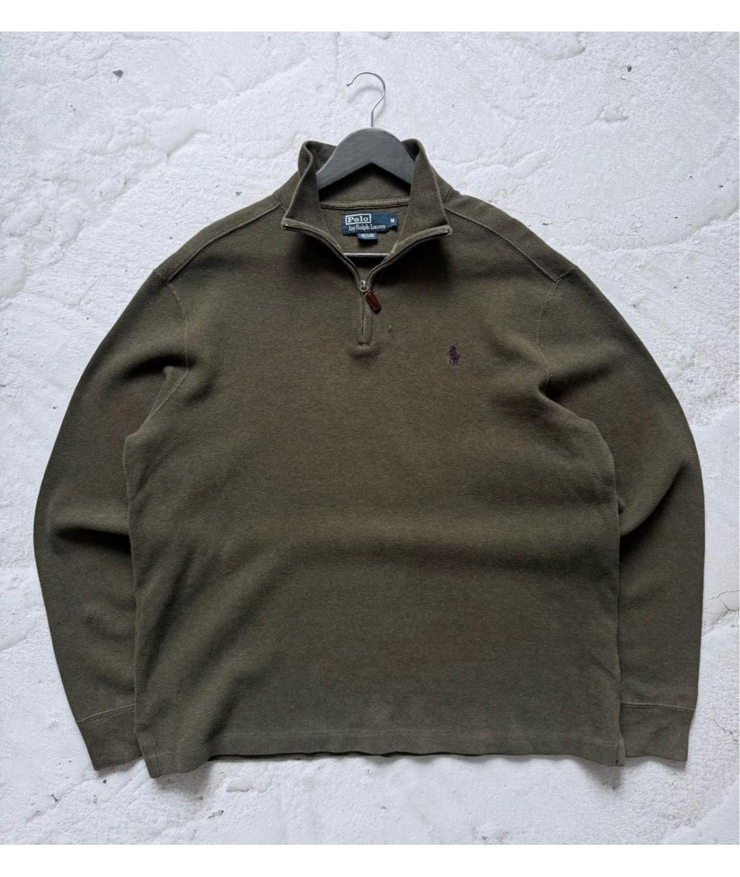 POLO RALPH LAUREN Хаки хлопковый джемпер / свитер, фото 7