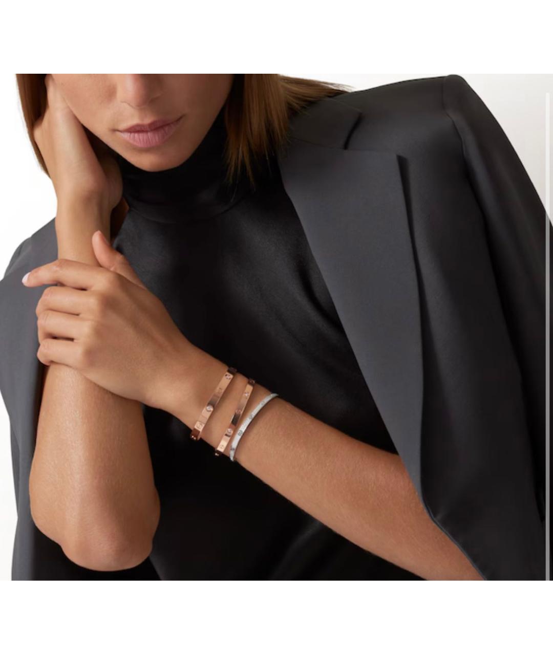 CARTIER Серебряный браслет из белого золота, фото 3
