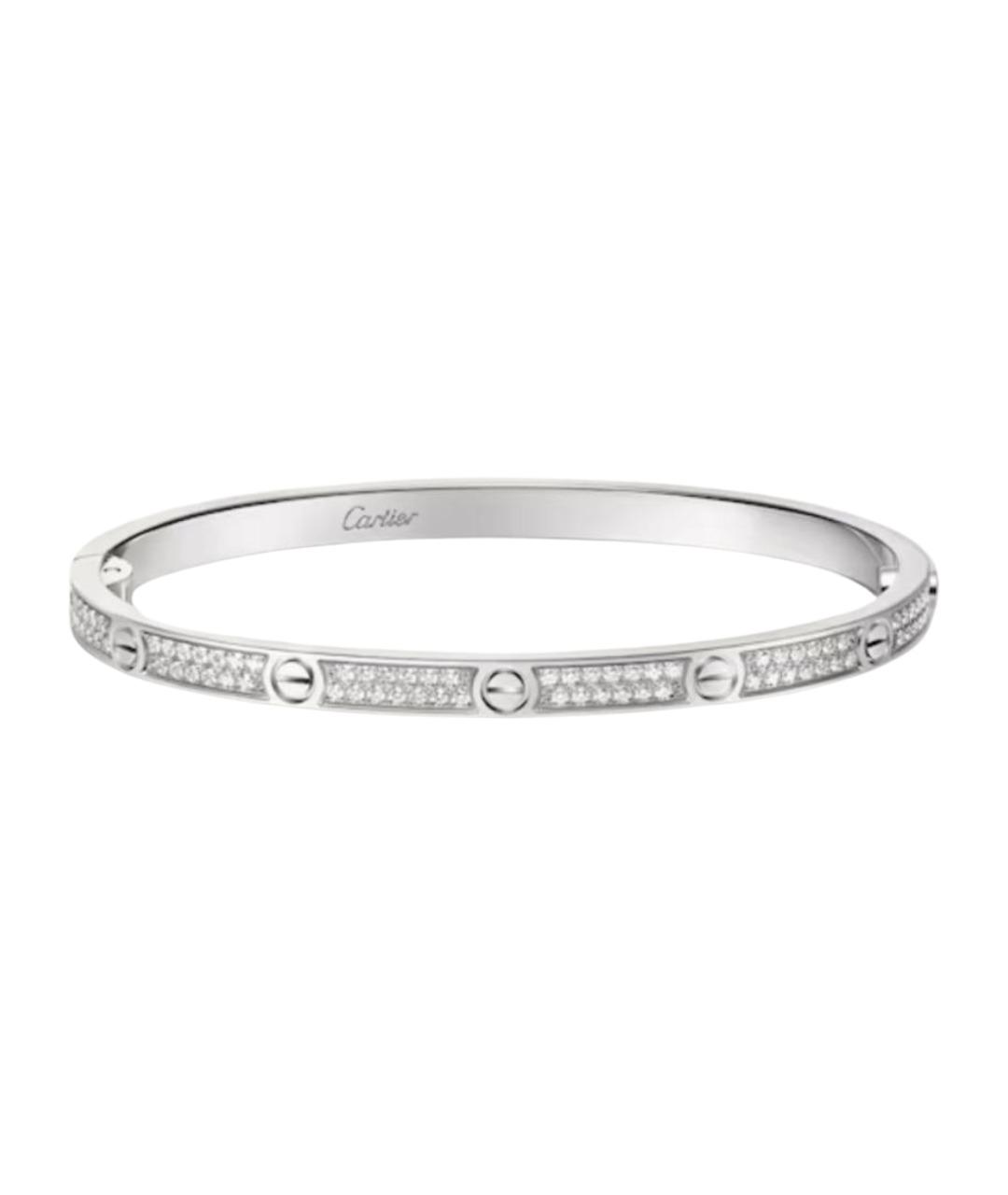 CARTIER Серебряный браслет из белого золота, фото 1
