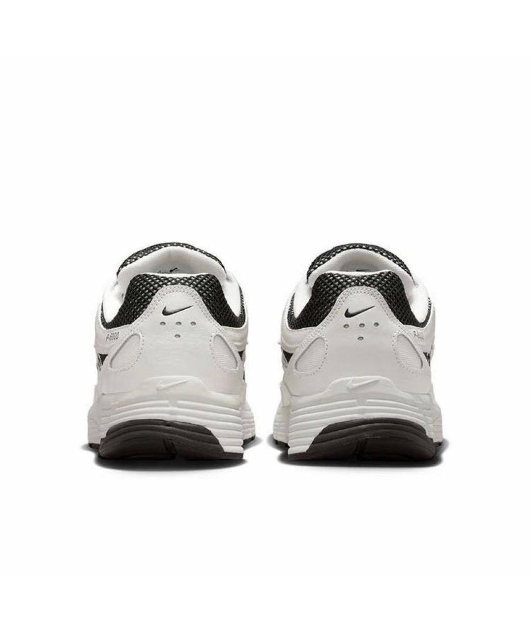 NIKE Белые текстильные низкие кроссовки / кеды, фото 4