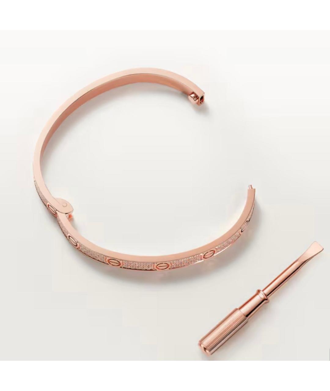 CARTIER Золотой браслет из розового золота, фото 4