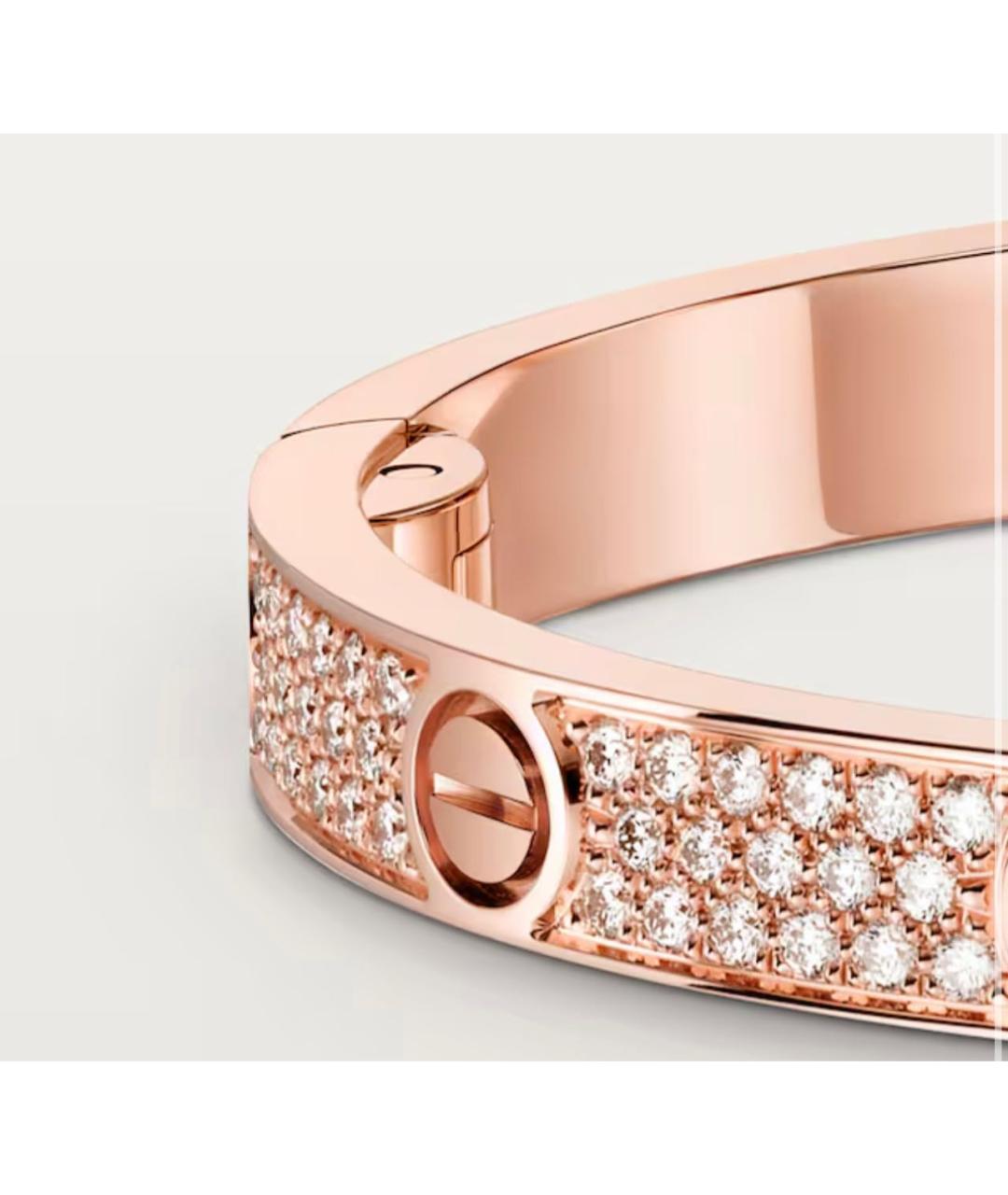 CARTIER Золотой браслет из розового золота, фото 5