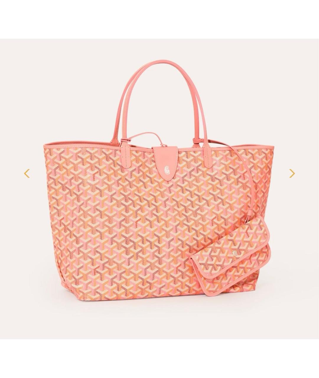GOYARD Розовая сумка тоут, фото 1
