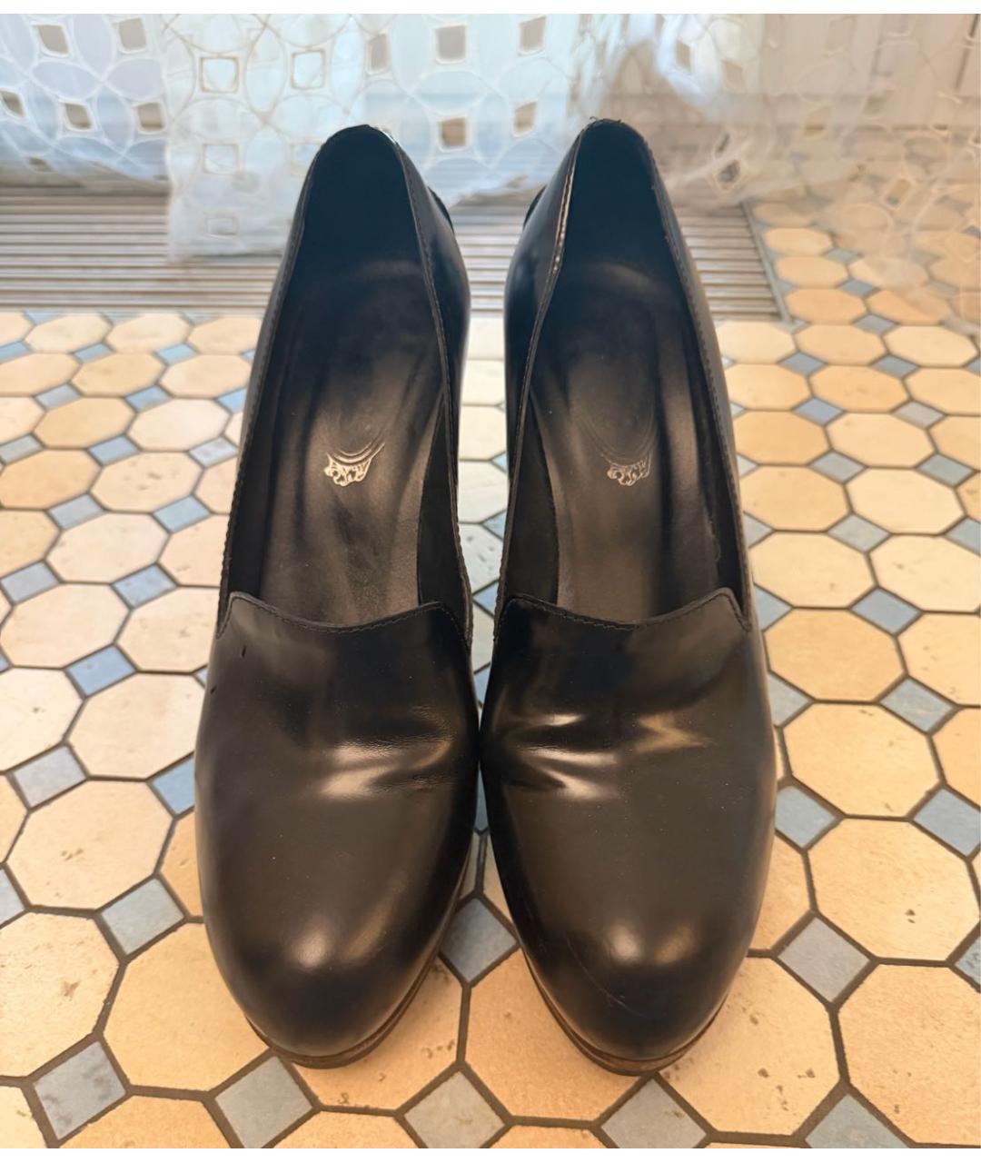 TOD'S Черные кожаные туфли, фото 2