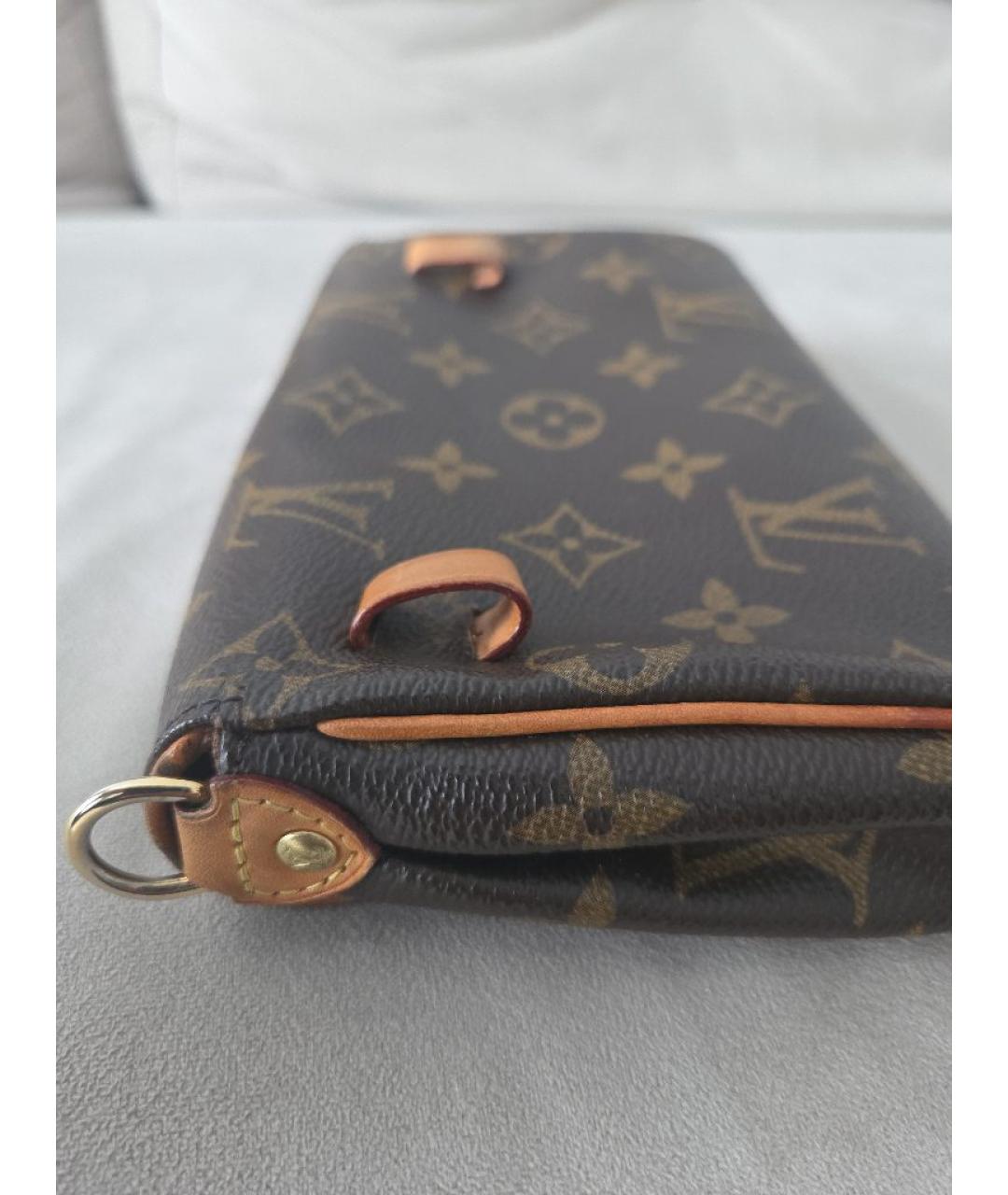 LOUIS VUITTON Коричневая поясная сумка из искусственной кожи, фото 5