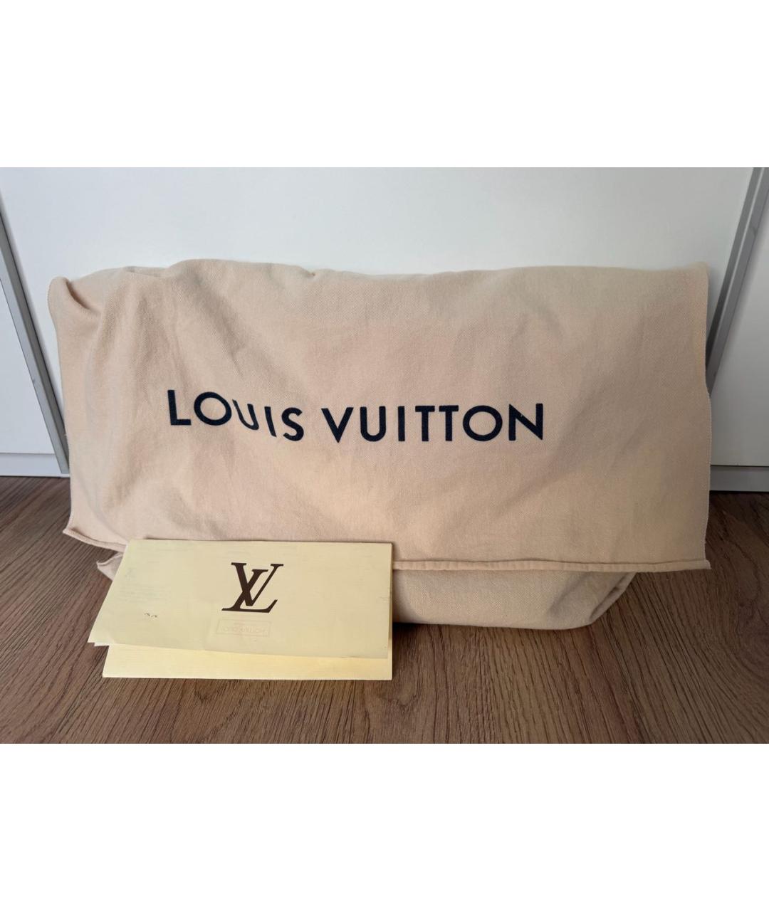 LOUIS VUITTON Коричневая сумка тоут, фото 7