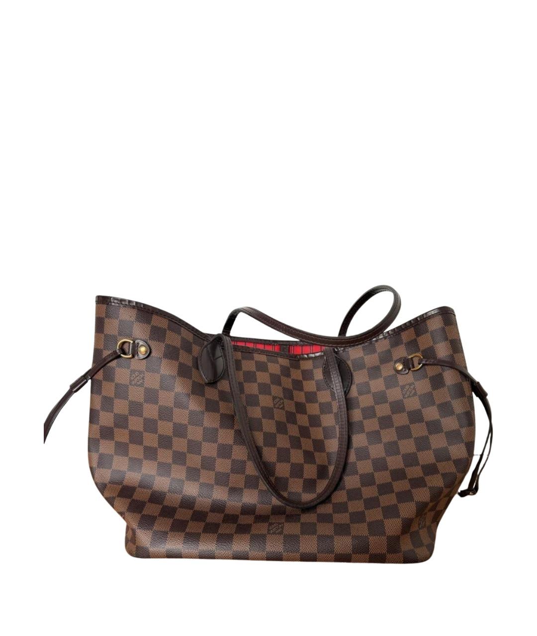 LOUIS VUITTON Коричневая сумка тоут, фото 1