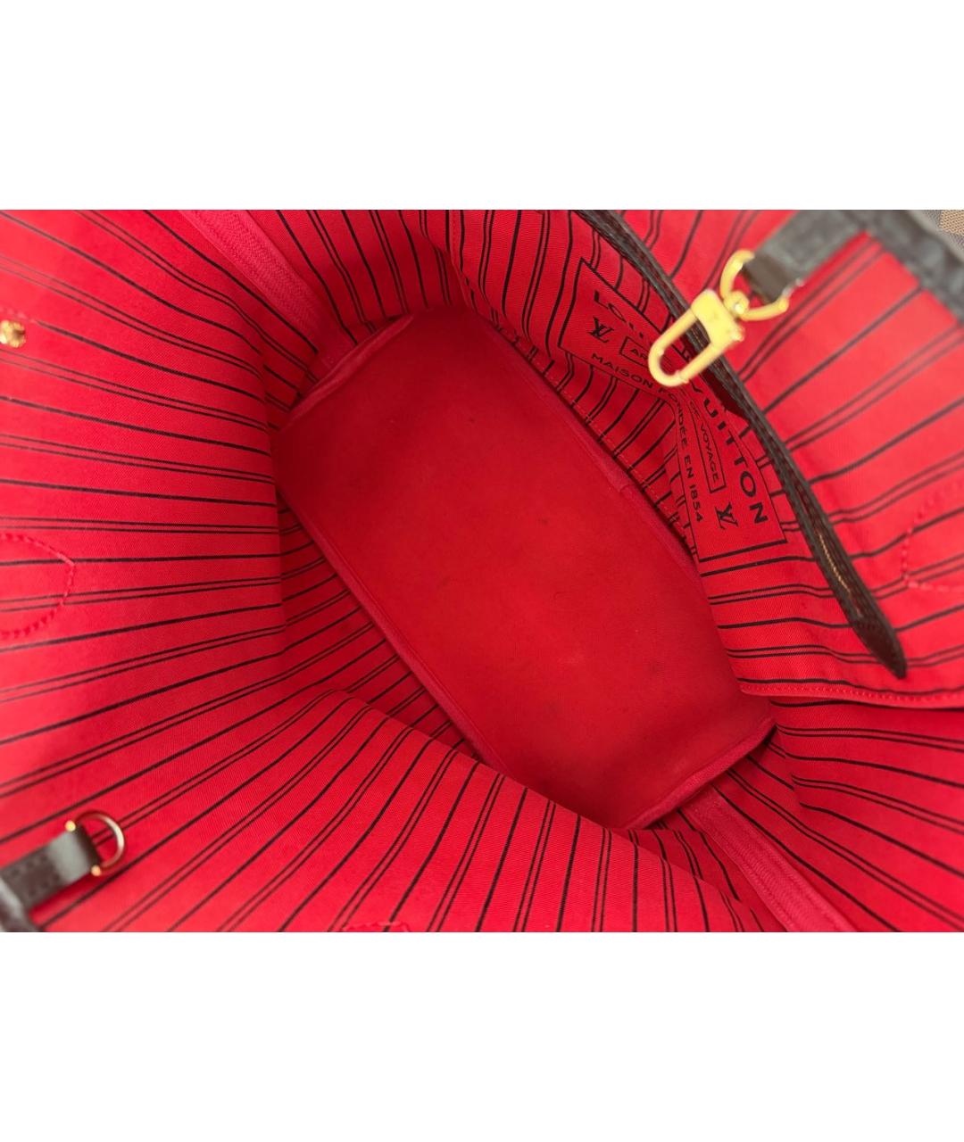 LOUIS VUITTON Коричневая сумка тоут, фото 5